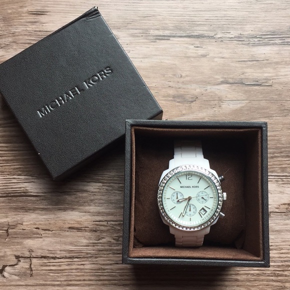 Michael Kors Accessories - White Michael Kors Watch